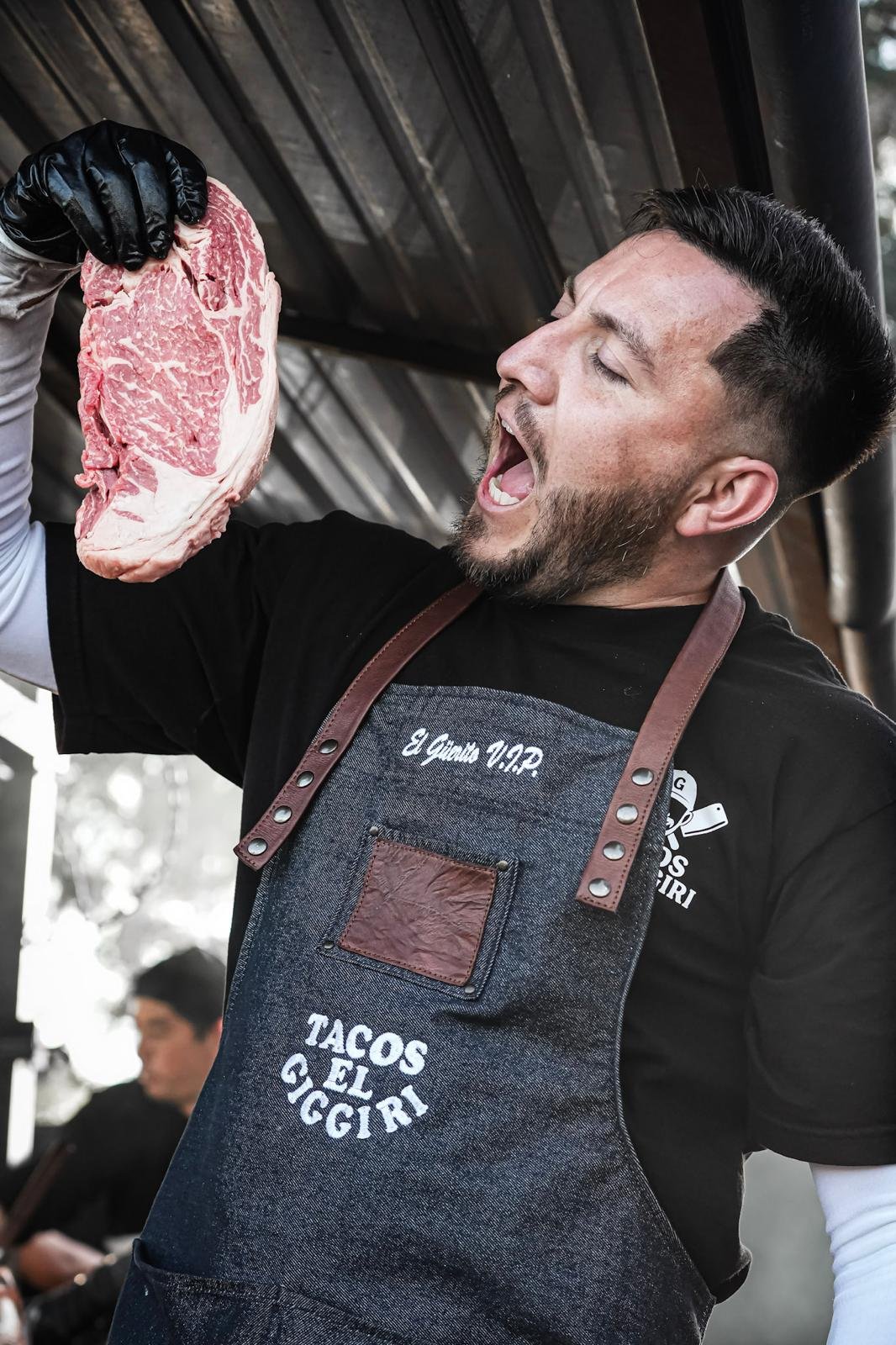 Owner with prime ribeye